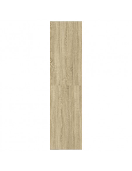 Armadio Rovere Sonoma 80x50x200 cm in Legno Multistrato