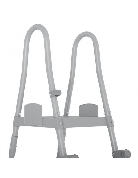Bestway Scaletta Sicurezza per Piscina a 4 Gradini Flowclear 132 cm