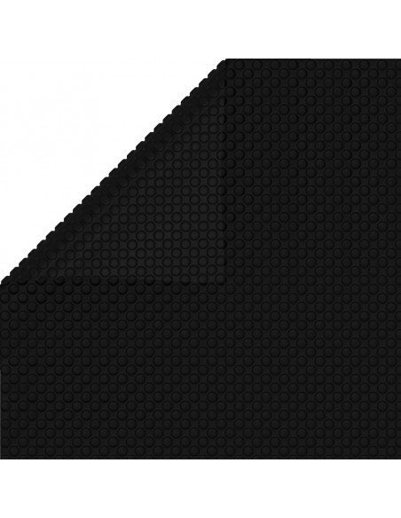 Copripiscina Rettangolare 800x500 cm in PE Nero