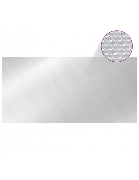 Copertura per Piscina Argento 450x220 cm PE