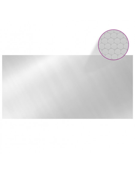 Copertura per Piscina Argento 450x220 cm PE