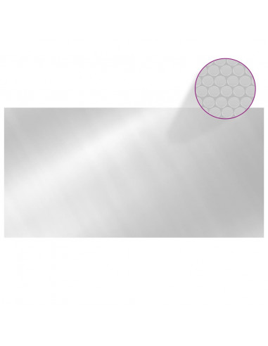 Copertura per Piscina Argento 975x488 cm in PE