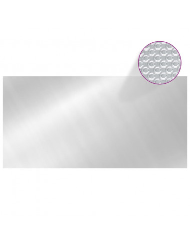Copertura per Piscina Argento 975x488 cm in PE