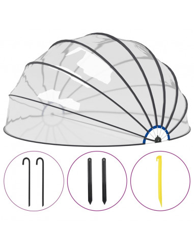 Cupola per Piscina 559x275 cm