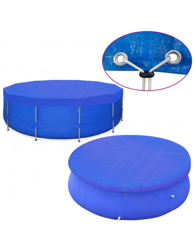 Coperture per Piscina 2 pz in PE Rotonde 540 cm 90 g/m²