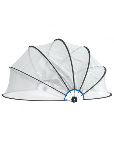 Cupola per Piscina Rotonda 376x188 cm PVC