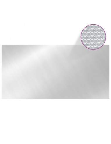 Copertura per Piscina Argento 549x274 cm PE
