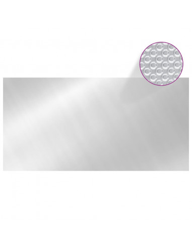 Copertura per Piscina Argento 732x366 cm in PE