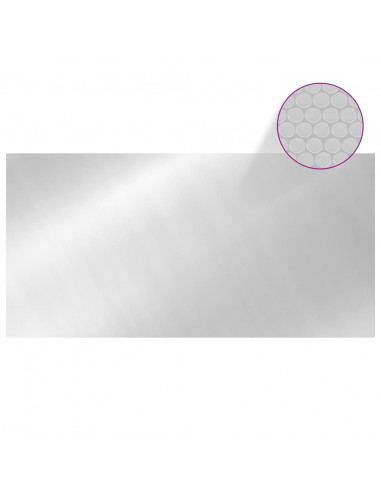 Copertura per Piscina Argento 732x366 cm in PE