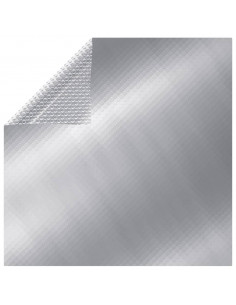 Copripiscina Rettangolare 1000x600 cm in PE Argento 2