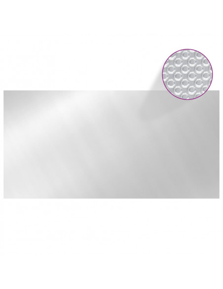 Copertura per Piscina Argento 600x300 cm PE