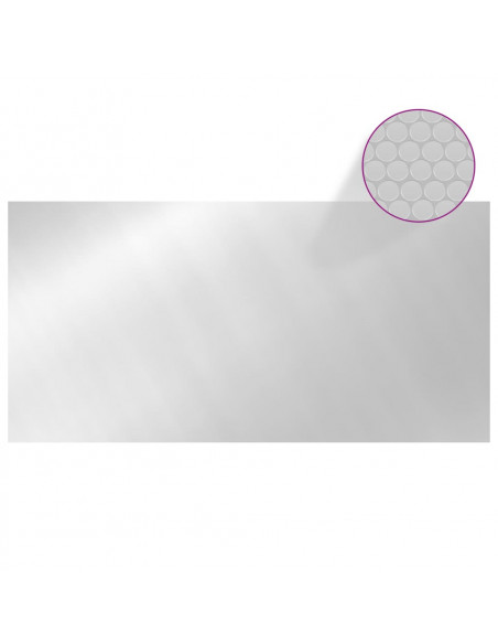 Copertura per Piscina Argento 600x300 cm PE