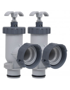 Valvole a Stantuffo per Piscine 2 pz 2