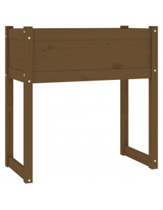 Fioriera Miele 78x40x81 cm in Legno Massello di Pino 2