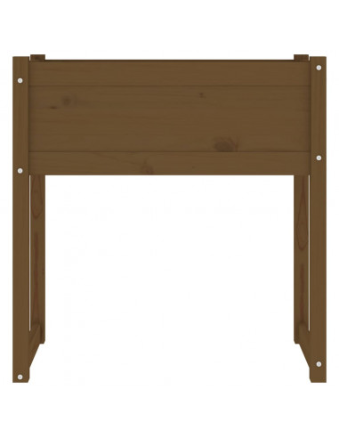 Fioriera Miele 78x40x81 cm in Legno Massello di Pino