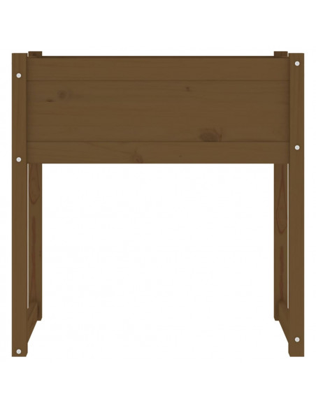 Fioriera Miele 78x40x81 cm in Legno Massello di Pino