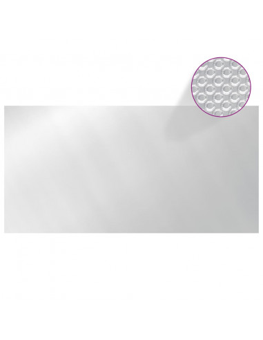 Copertura per Piscina Argento 488x244 cm PE