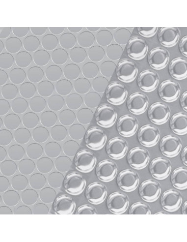 Copertura per Piscina Argento 488x244 cm PE