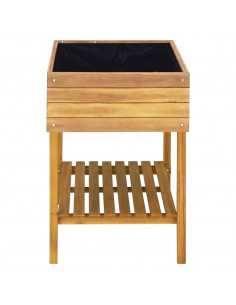 Fioriera Alta 78,5x58,5x78,5cm in Legno Massello di Acacia