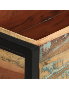 Fioriera 90x20x68 cm in Legno Massello di Recupero