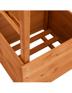 Fioriera a Traliccio con Arco 49x39x130 cm in Legno di Abete