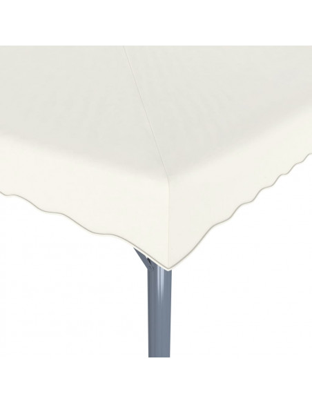 Gazebo 400x300 cm Crema Alluminio