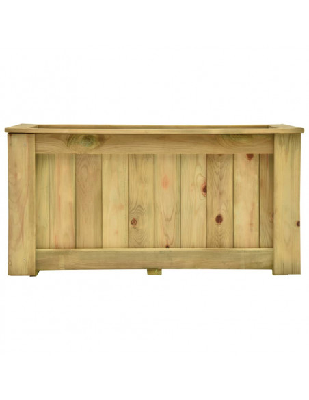 Fioriera Rialzata 100x50x50 cm in Legno di Pino Impregnato