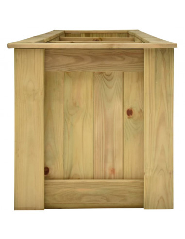 Fioriera Rialzata 291x50x50 cm in Legno di Pino Impregnato