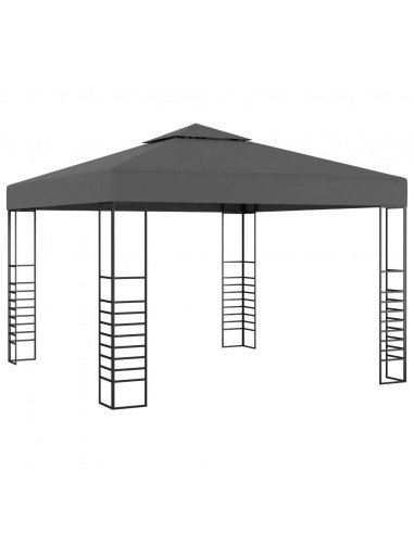 Gazebo da Giardino 3x3 m Antracite