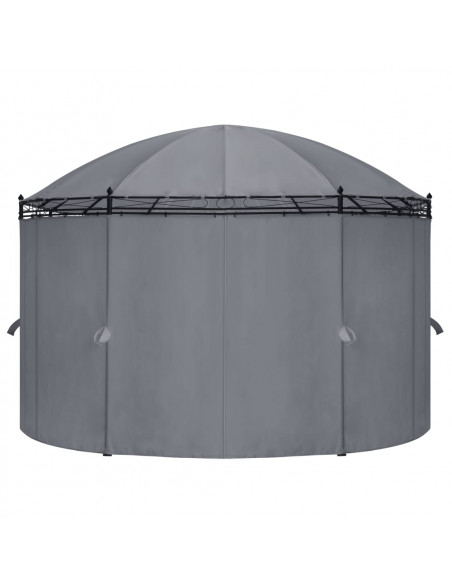 Gazebo con Tende 520x349x255 cm Antracite