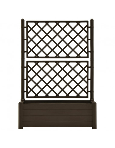 Fioriera da Giardino con Graticcio 100x43x142 cm PP Moca