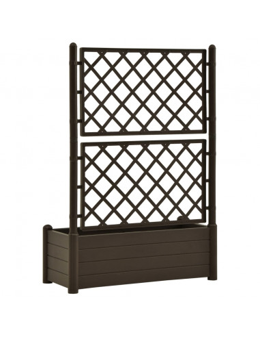 Fioriera da Giardino con Graticcio 100x43x142 cm PP Moca