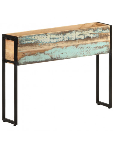 Fioriera 90x20x68 cm in Legno Massello di Recupero