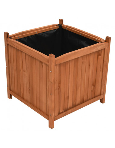 Fioriere Rialzate 2 pz 50x50x50 cm in Legno di Abete