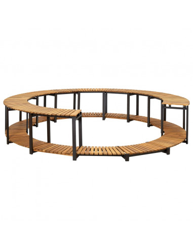 Bordo per Spa 273x53 cm in Legno Massello d'Acacia