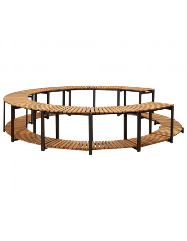 Bordo per Spa 273x53 cm in Legno Massello d'Acacia