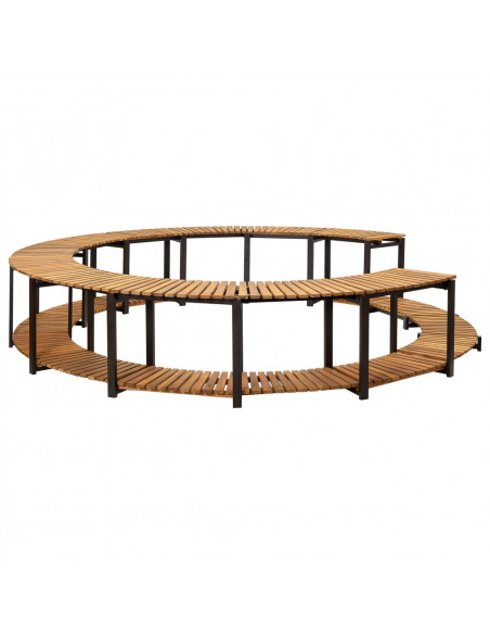 Bordo per Spa 273x53 cm in Legno Massello d'Acacia