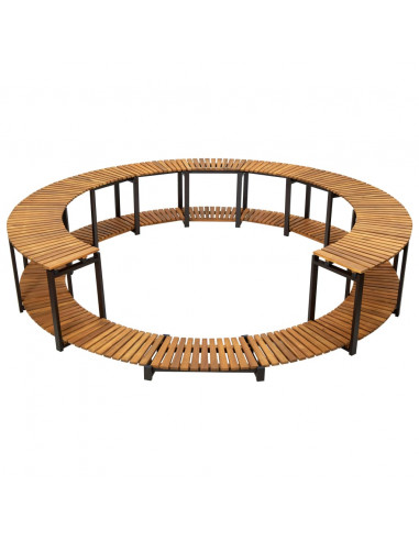 Bordo per Spa 273x53 cm in Legno Massello d'Acacia