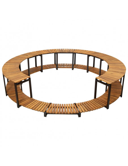 Bordo per Spa 273x53 cm in Legno Massello d'Acacia