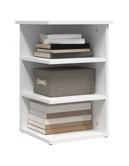 Credenza Bianca 35x35x55 cm in Legno Multistrato