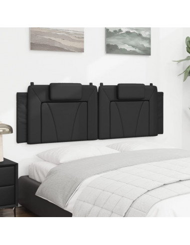 Cuscino Testiera Nero 160 cm in Similpelle