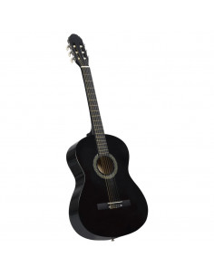 Chitarra Classica per Principianti Nera 4/4 39" in Tiglio 2