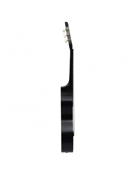 Chitarra Classica per Principianti Nera 4/4 39" in Tiglio