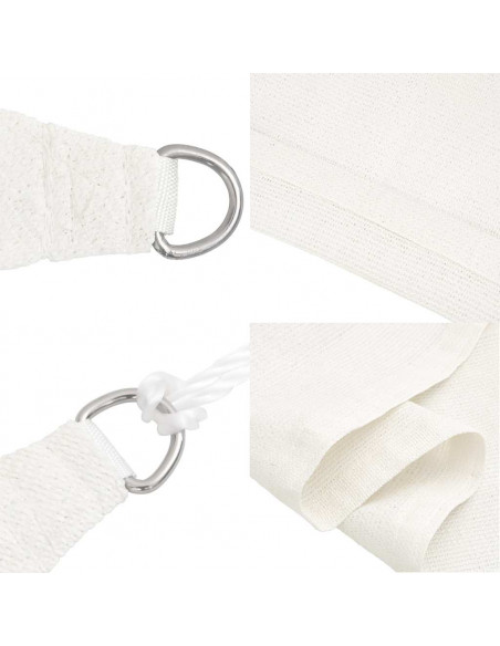 Vela Parasole 160 g/m² Bianca 2,5x5 m in HDPE