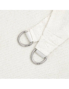 Vela a Parasole HDPE Triangolare 3,6x3,6x3,6 m Bianca