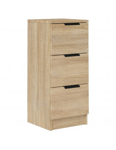 Credenza Rovere Sonoma 30x30x70 cm in Legno Multistrato 2