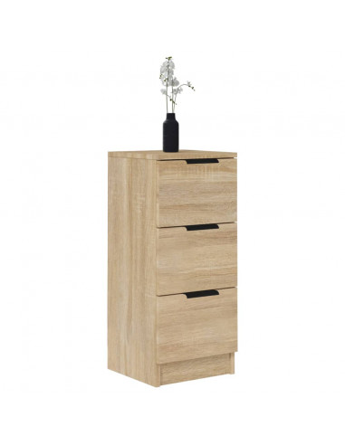 Credenza Rovere Sonoma 30x30x70 cm in Legno Multistrato