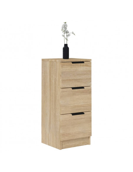 Credenza Rovere Sonoma 30x30x70 cm in Legno Multistrato