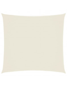 Vela Parasole in Tela Oxford Quadrata 2,5x2,5 m Crema 2