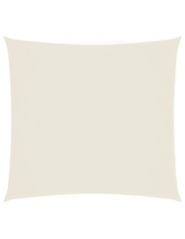 Vela Parasole in Tela Oxford Quadrata 2,5x2,5 m Crema